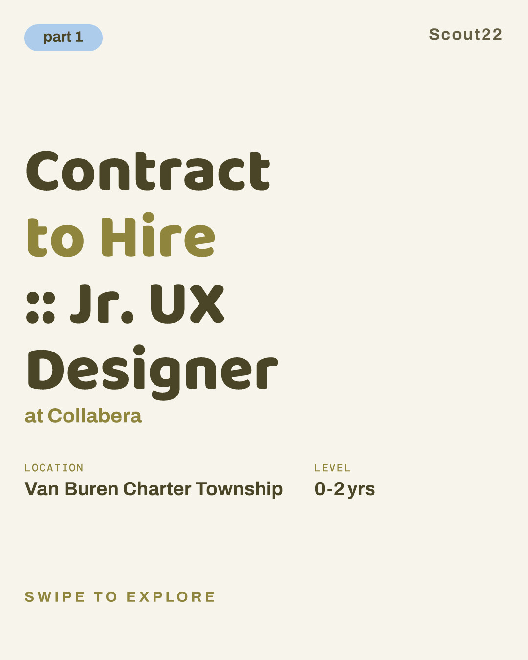 Contract to Hire :: Jr. UX Designer at Collabera