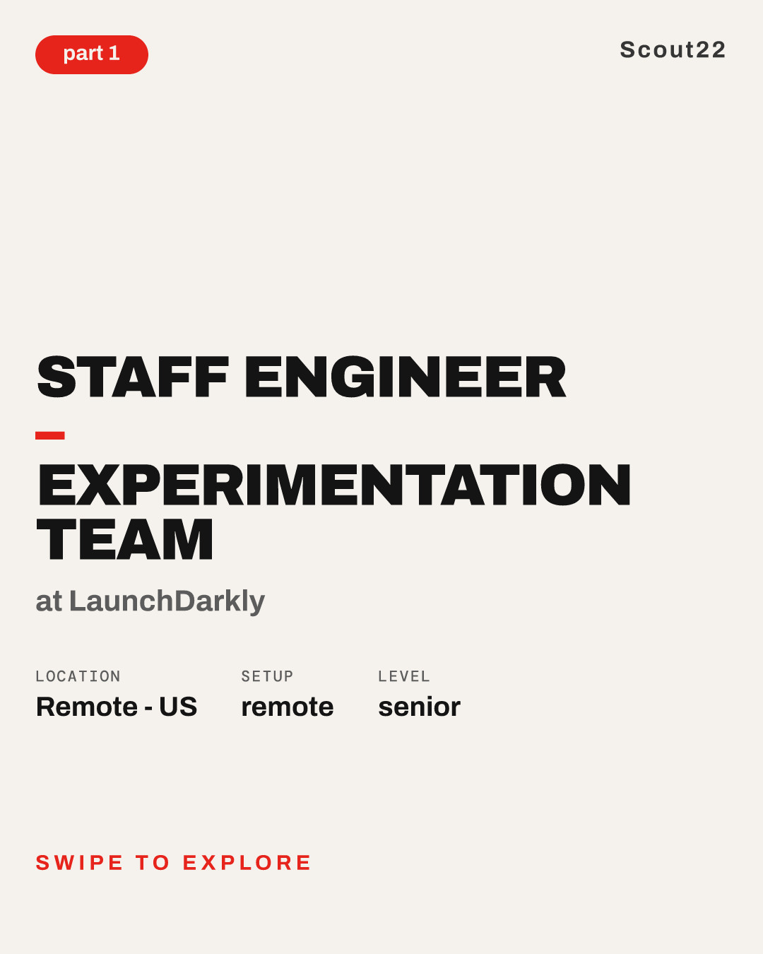 Staff Engineer – Experimentation Team at LaunchDarkly