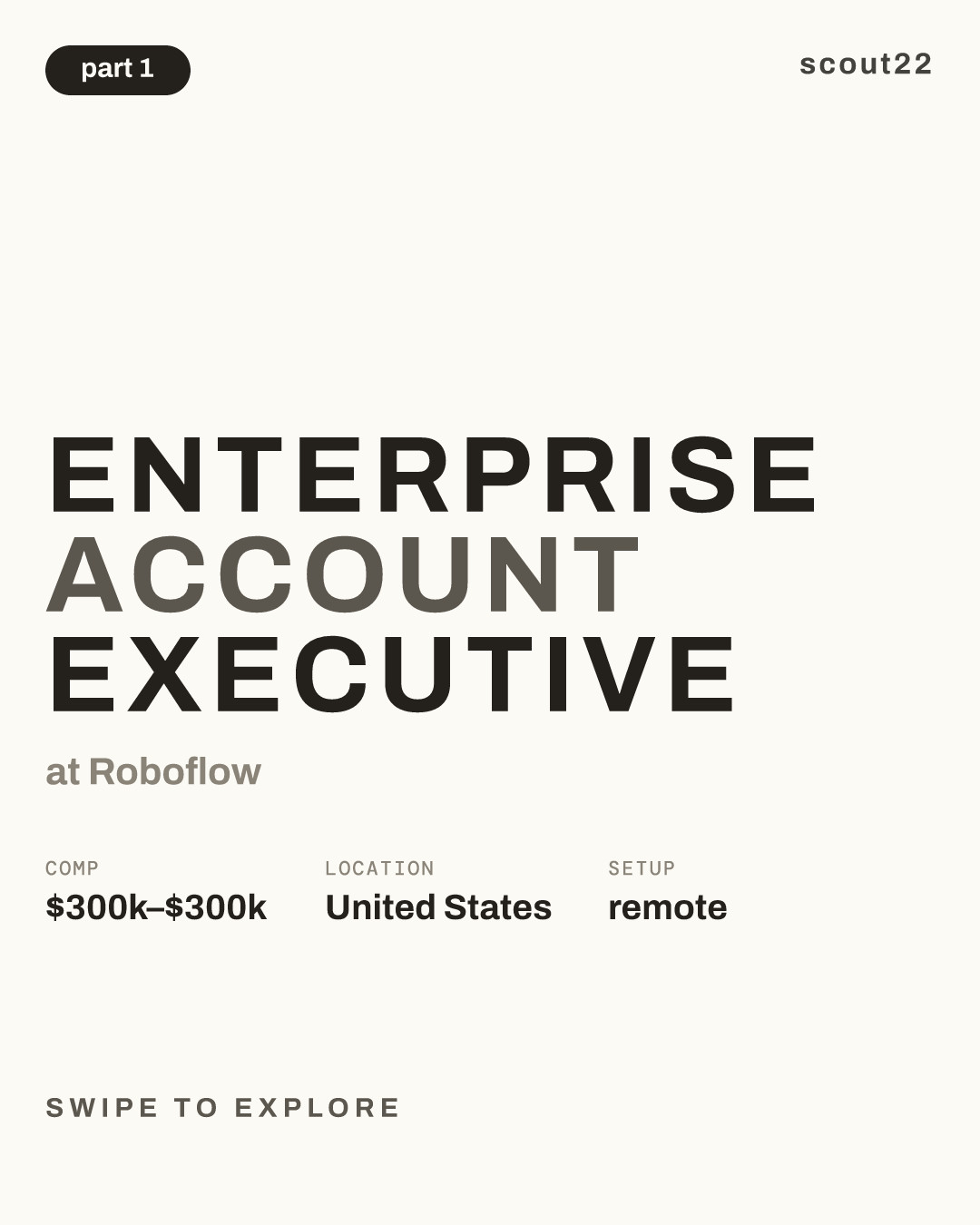 Enterprise Account Executive at Roboflow