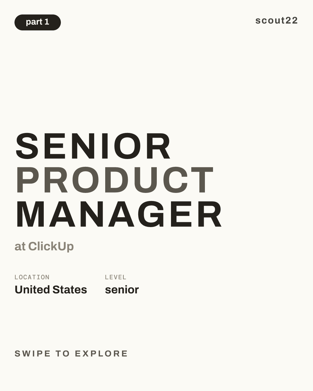 Senior Product Manager at ClickUp