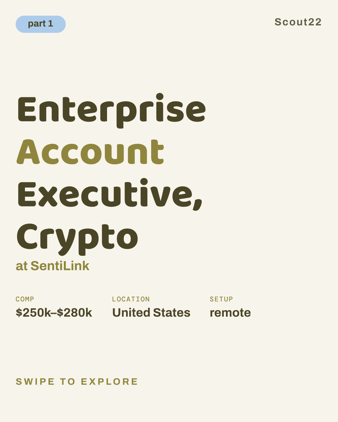 Enterprise Account Executive, Crypto at SentiLink