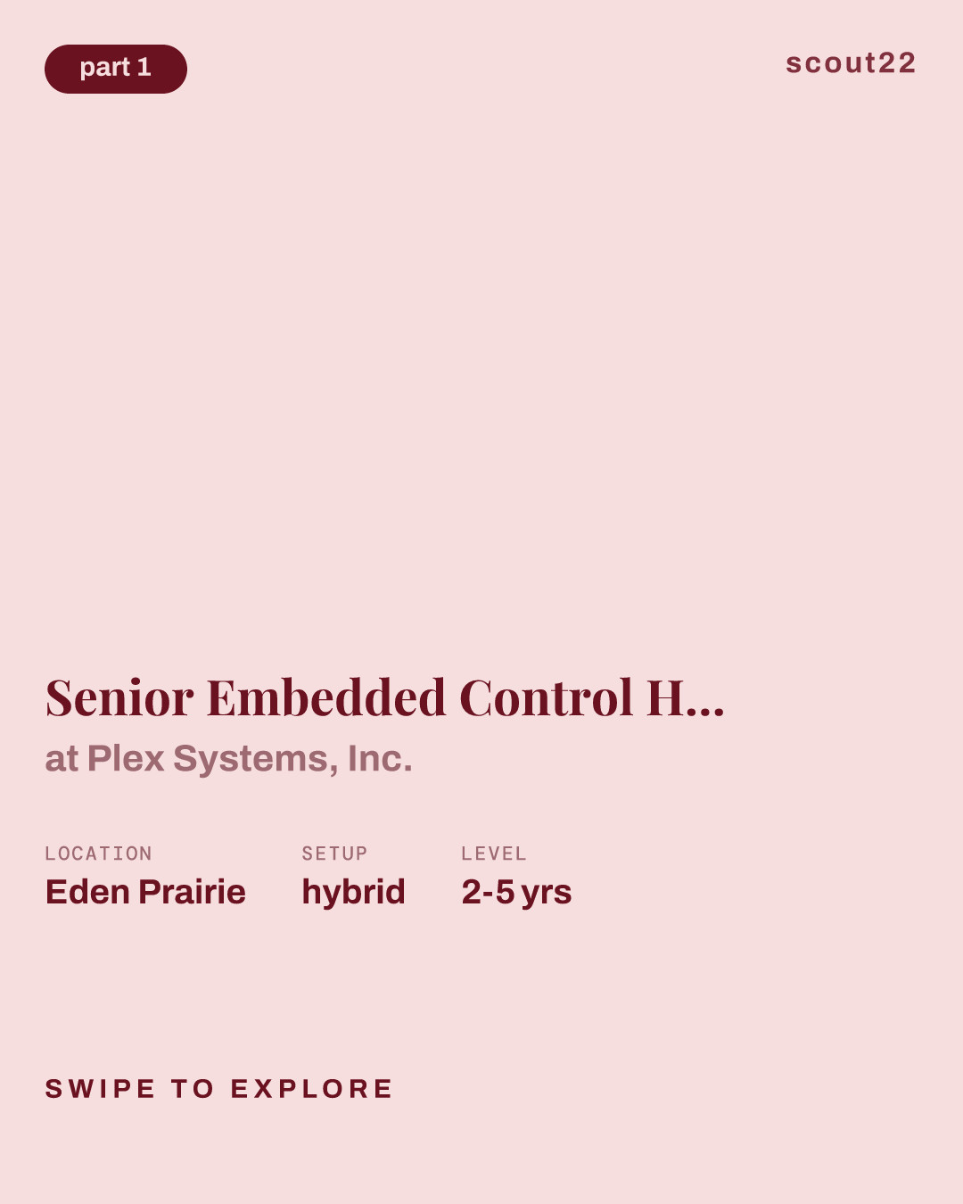Senior Embedded Control Hardware Engineer at Plex Systems, Inc.