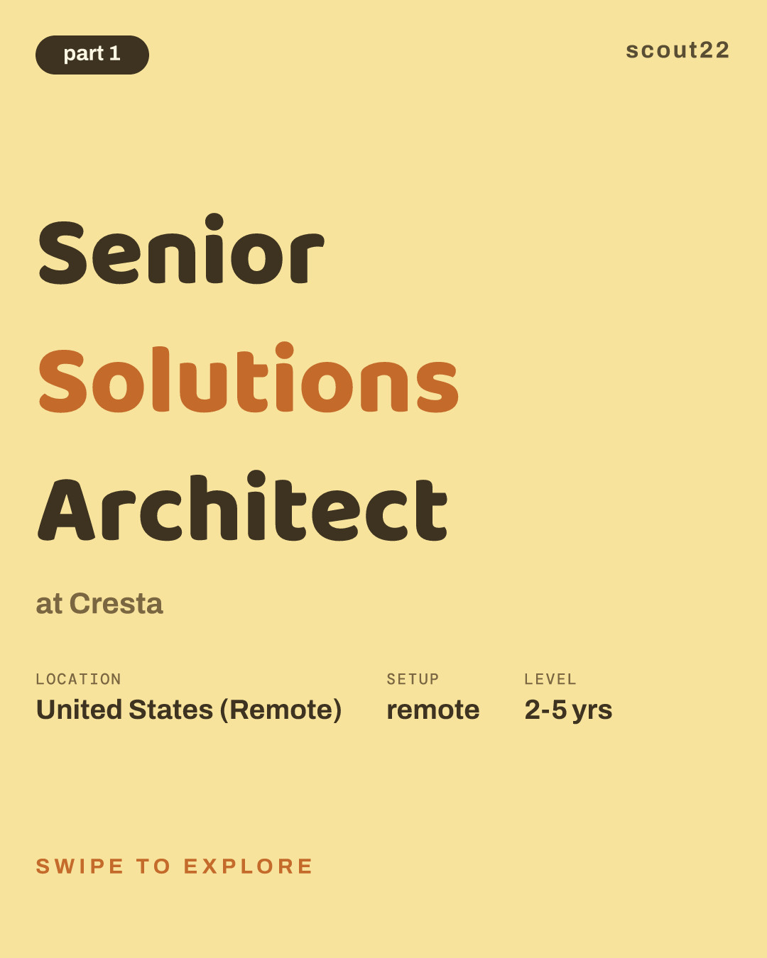Senior Solutions Architect at Cresta