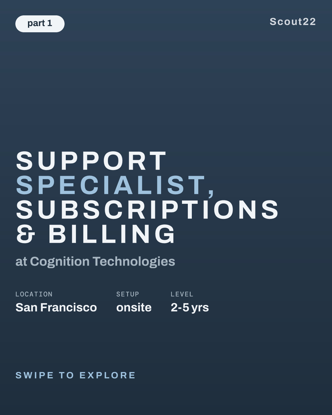 Support Specialist, Subscriptions & Billing at Cognition Technologies