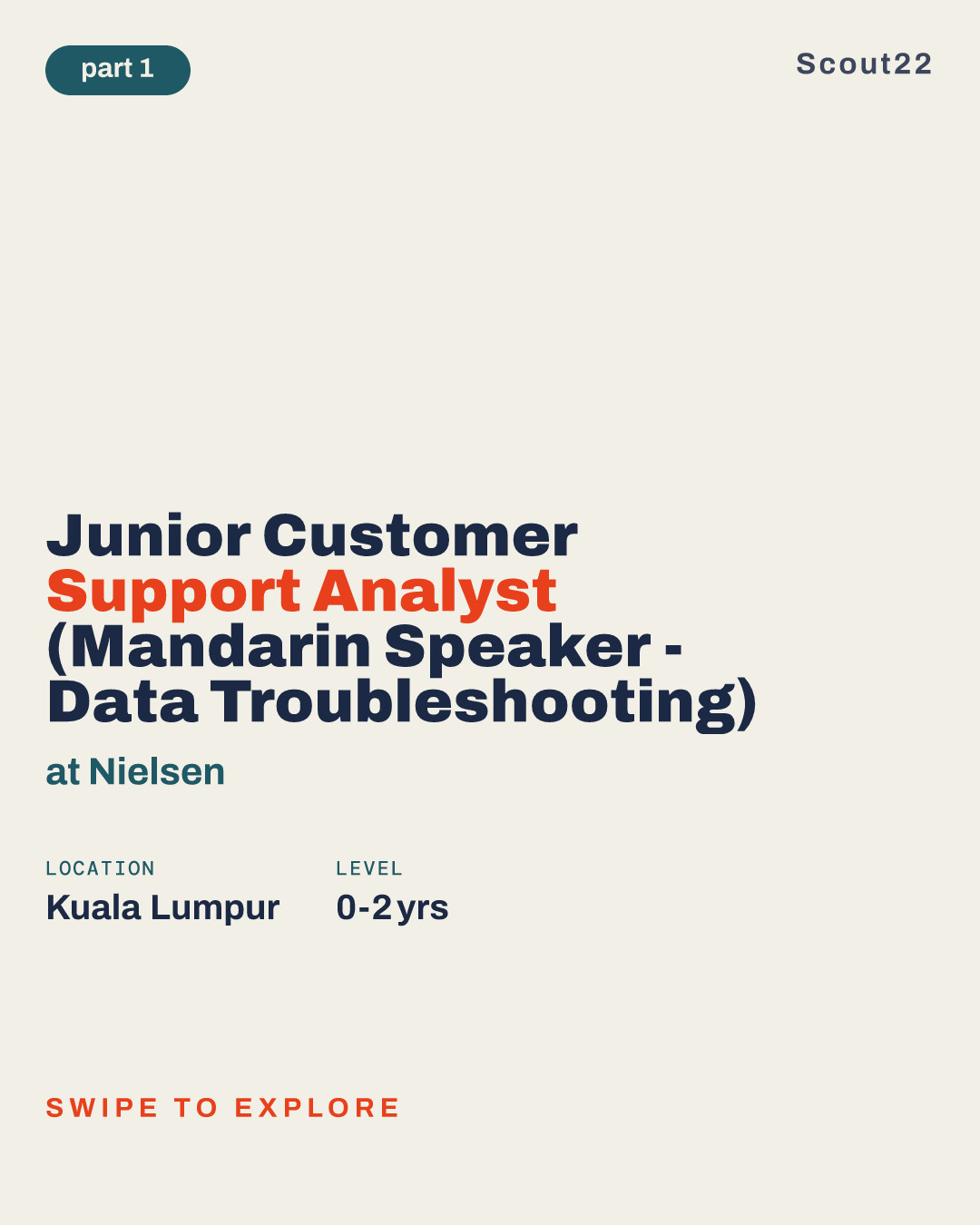 Junior Customer Support Analyst (Mandarin Speaker - Data Troubleshooting) at Nielsen