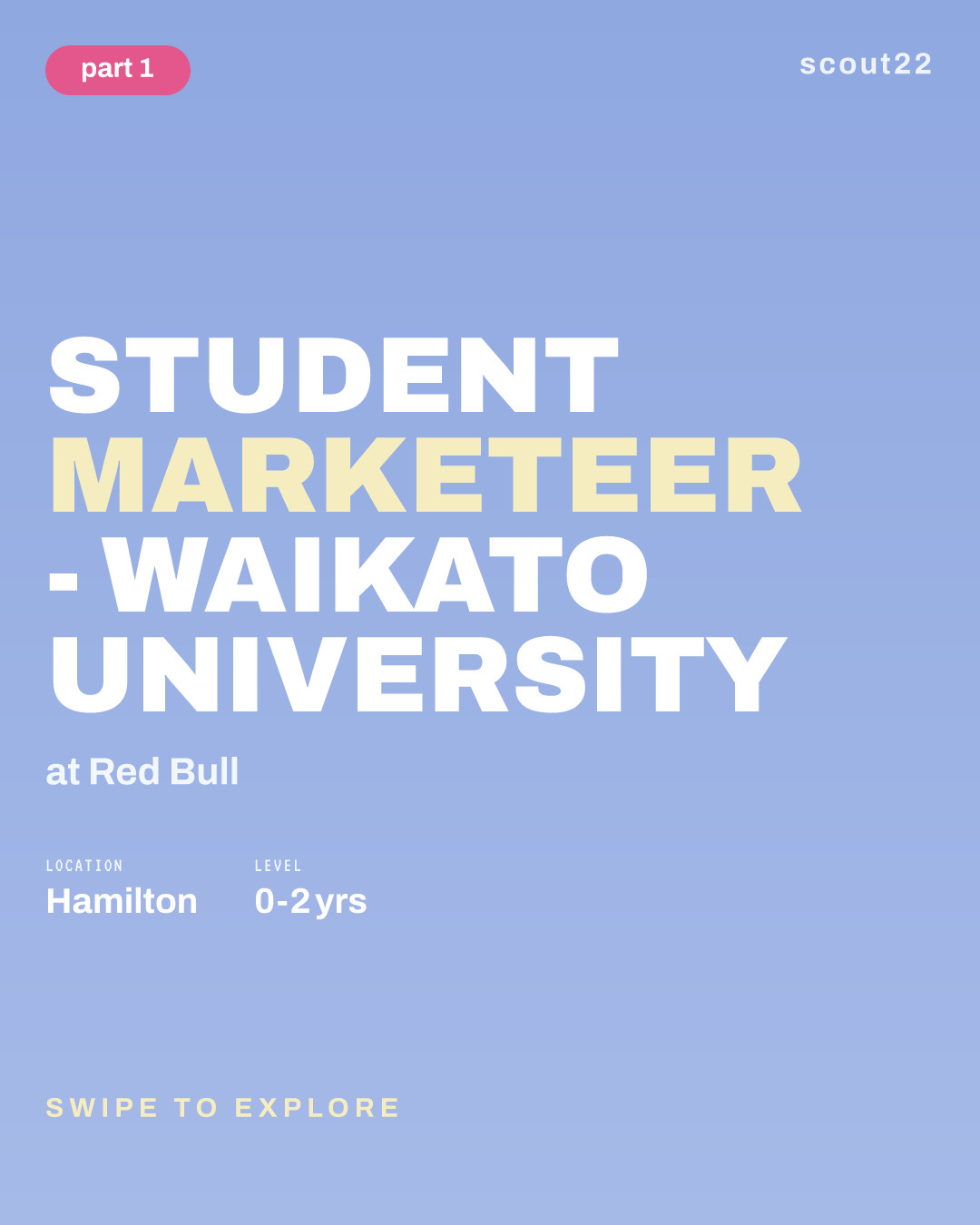 Student Marketeer - Waikato University at Red Bull