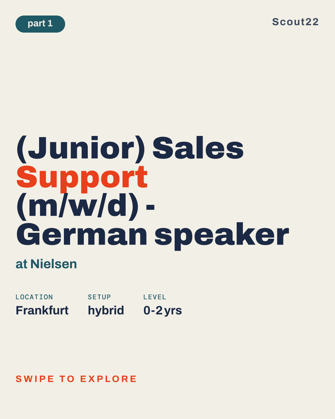 (Junior) Sales Support (m/w/d) - German speaker at Nielsen