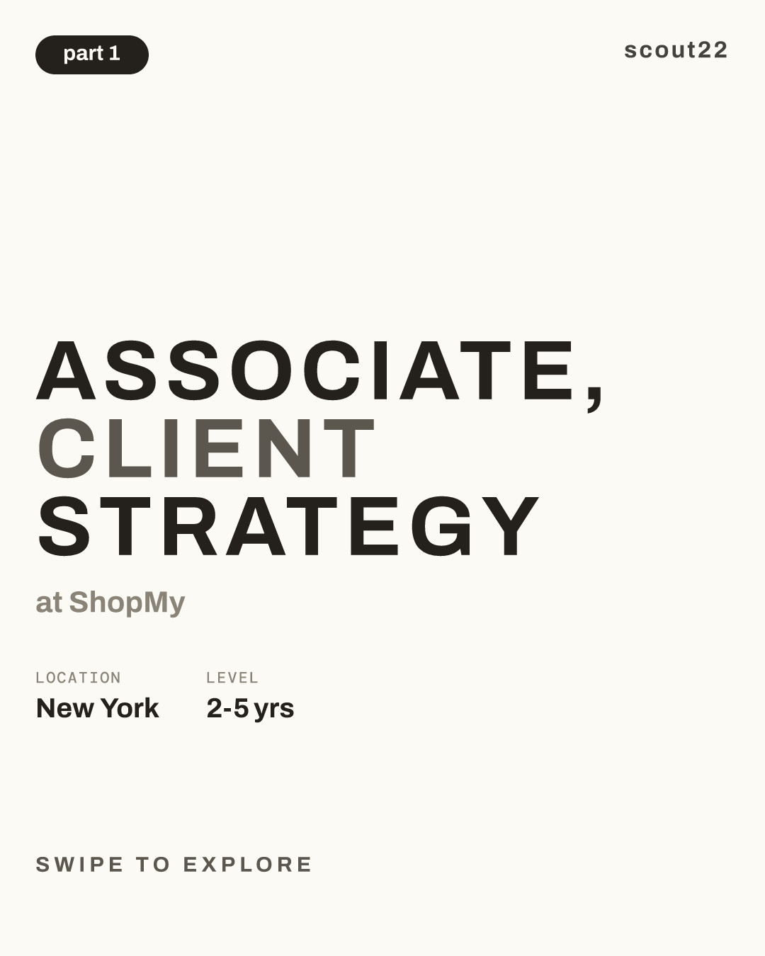 Associate, Client Strategy at ShopMy