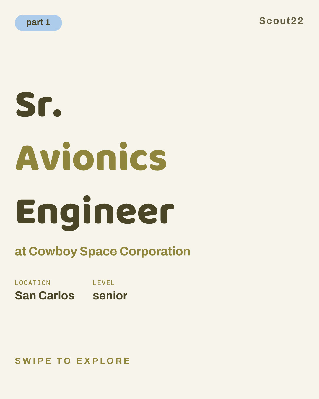Sr. Avionics Engineer at Cowboy Space Corporation