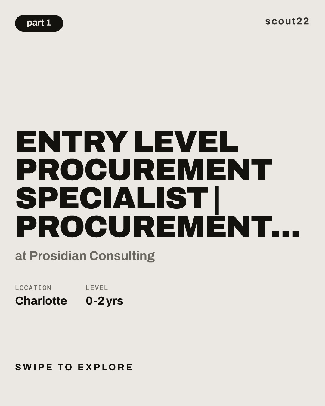 Entry Level Procurement Specialist | Procurement Specialist [COC0048047] at Prosidian Consulting