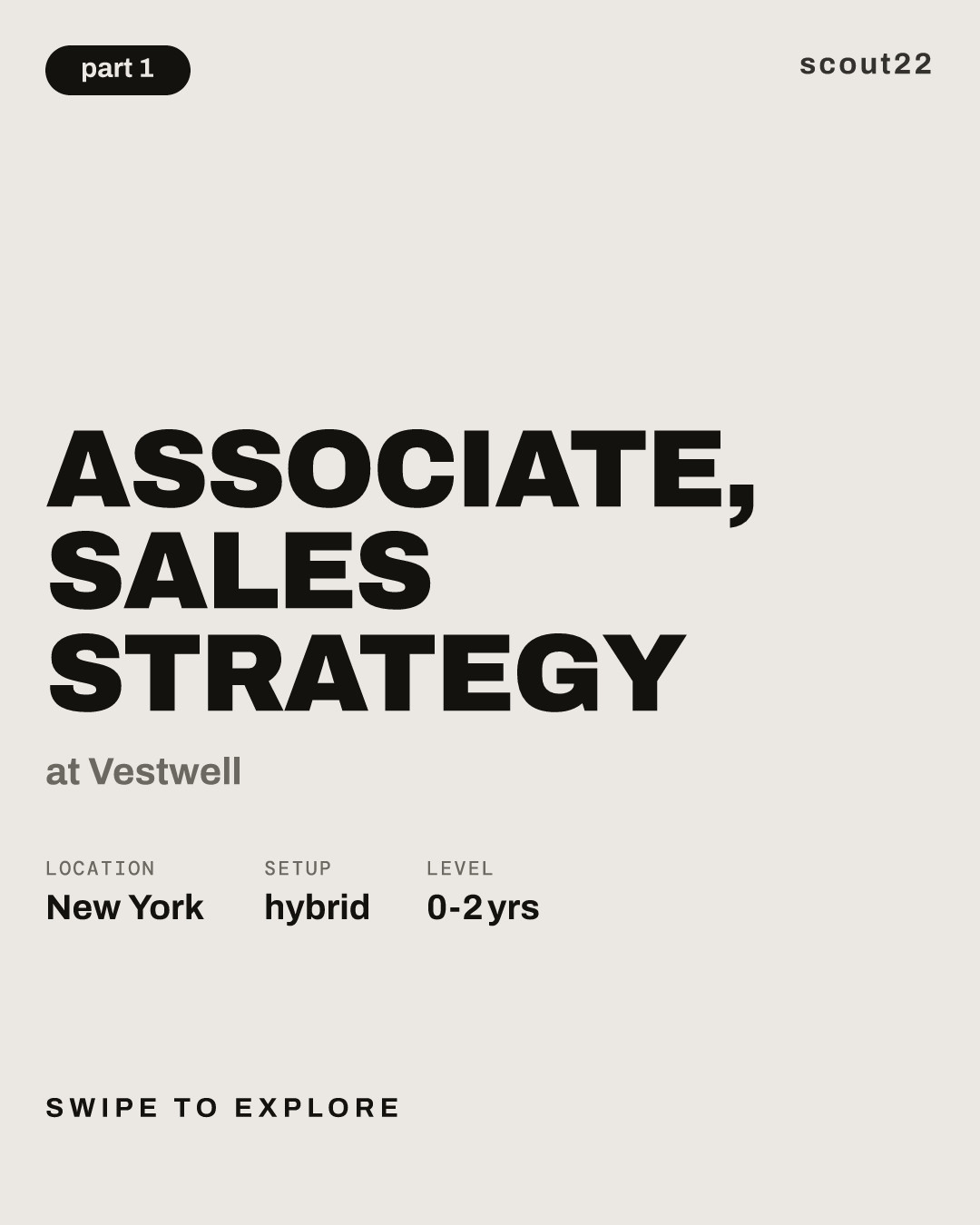 Associate, Sales Strategy at Vestwell