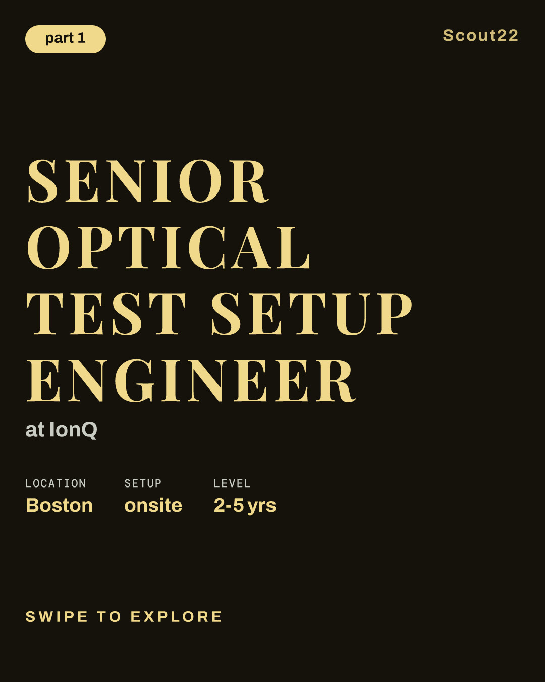 Senior Optical Test Setup Engineer at IonQ