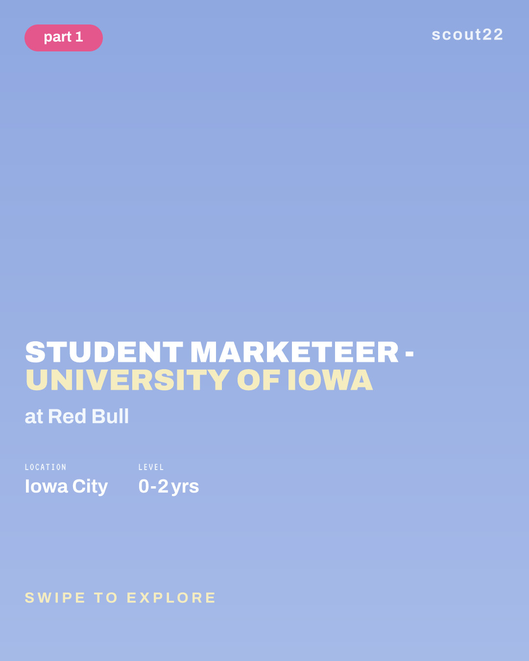 Student Marketeer - University of Iowa at Red Bull