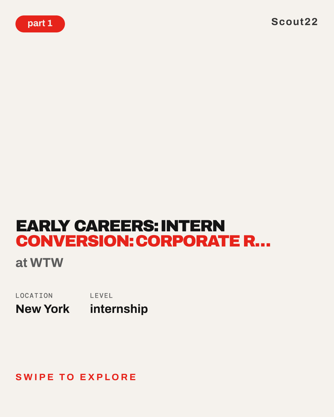 Early Careers: Intern Conversion: Corporate Risk and Broking - Client Advocacy- Personal Lines- 2027 at WTW