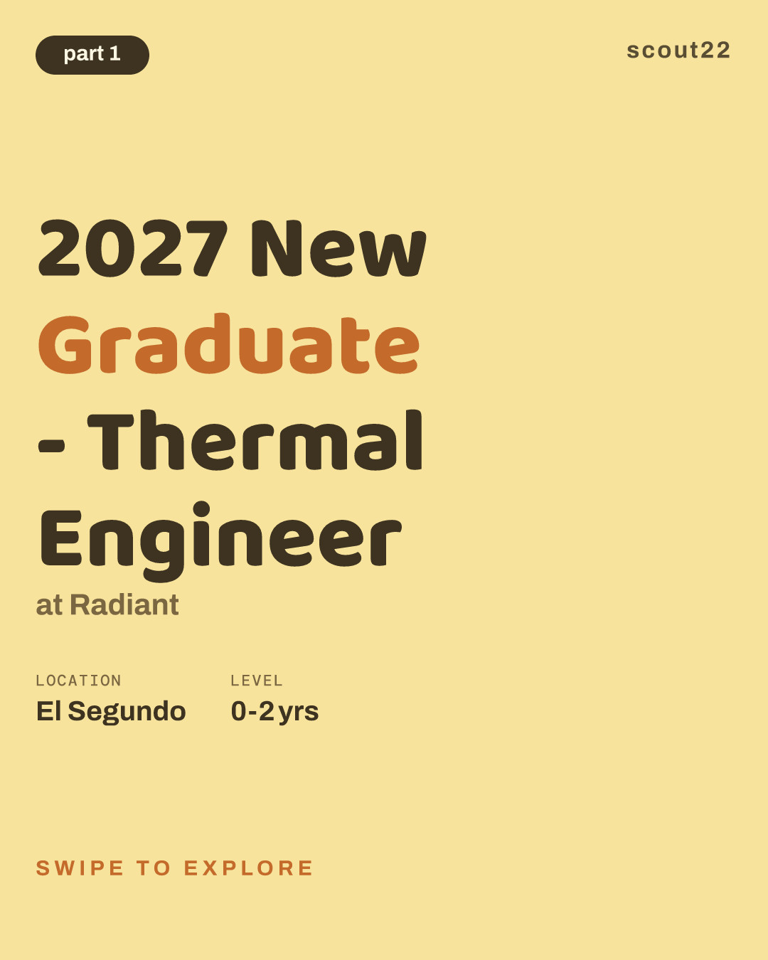 2027 New Graduate - Thermal Engineer at Radiant