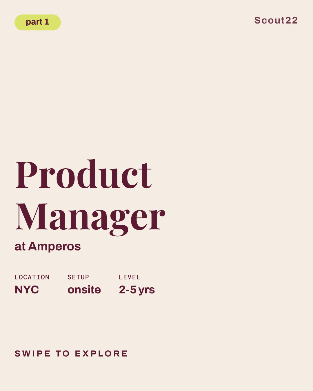 Product Manager at Amperos