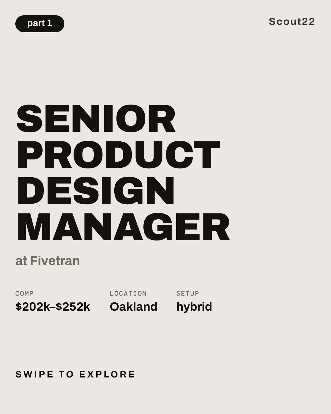 Senior Product Design Manager at Fivetran