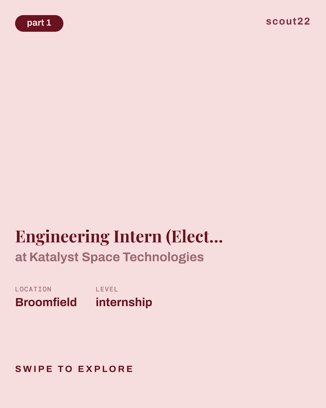 Engineering Intern (Electrical / Mechanical / GNC / Software) at Katalyst Space Technologies