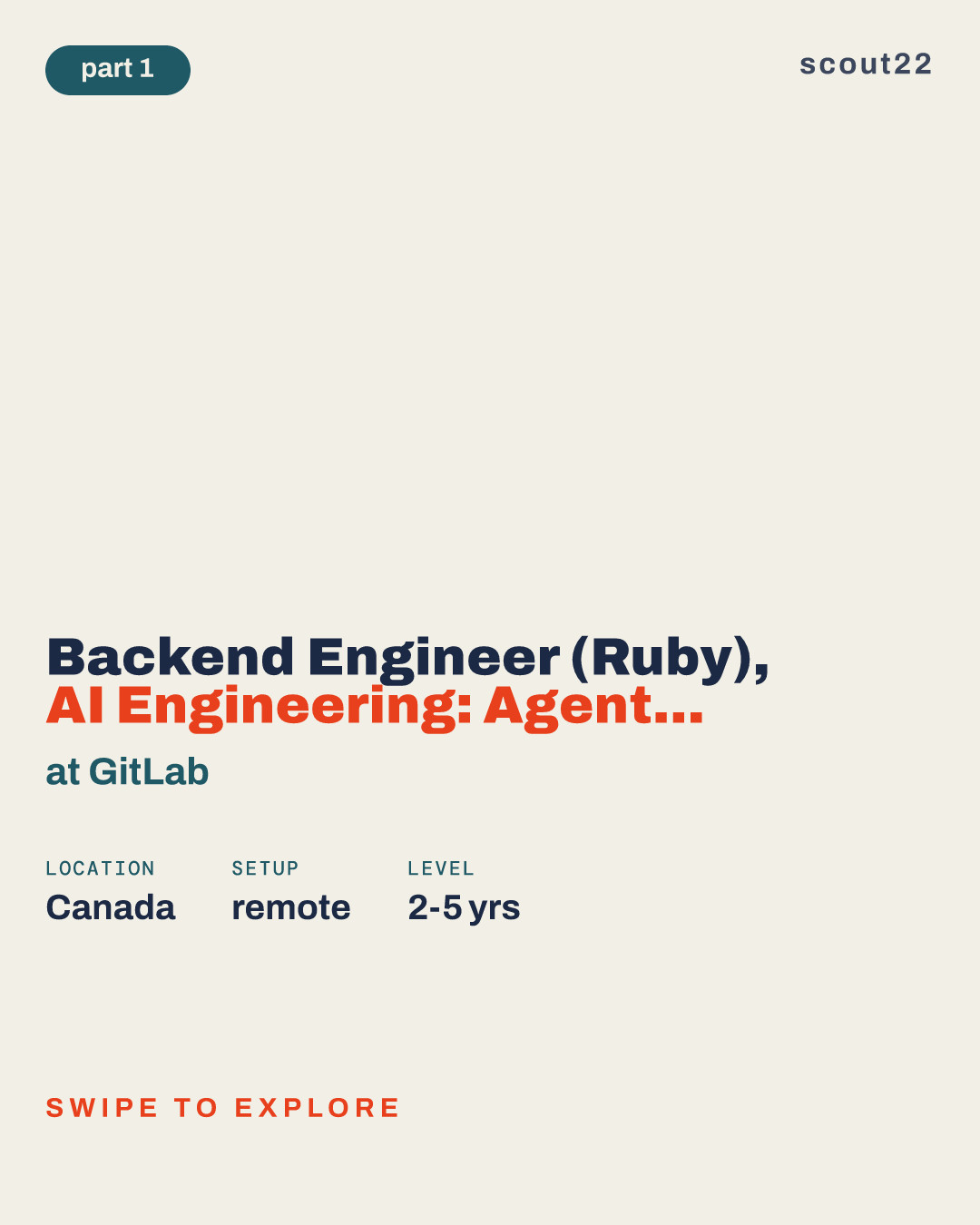 Backend Engineer (Ruby), AI Engineering: Agent Observability at GitLab