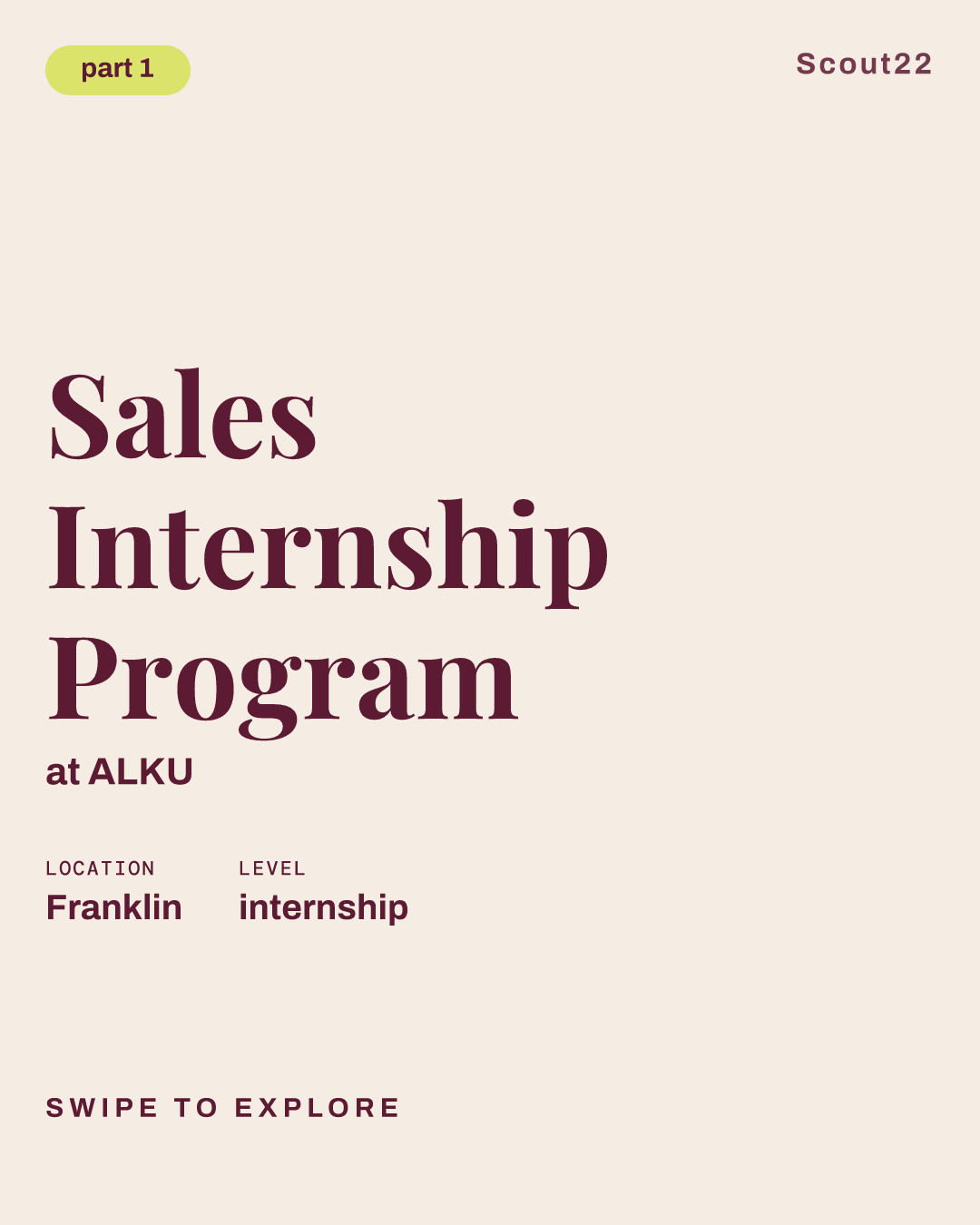 Sales Internship Program at ALKU