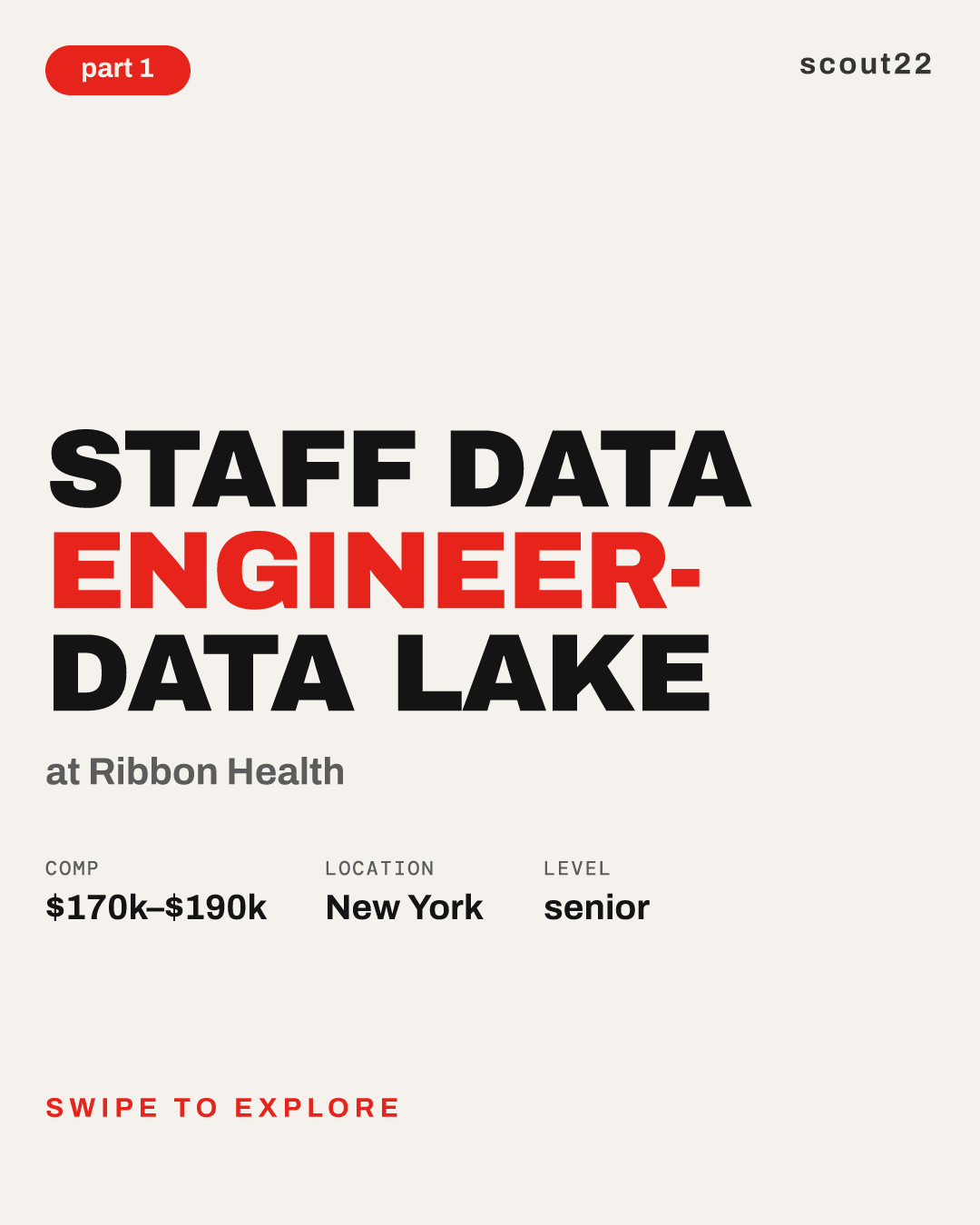 Staff Data Engineer- Data Lake at H1