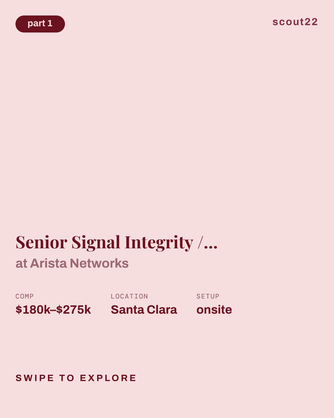 Senior Signal Integrity / Power Integrity (SI/PI) Engineer at Arista Networks