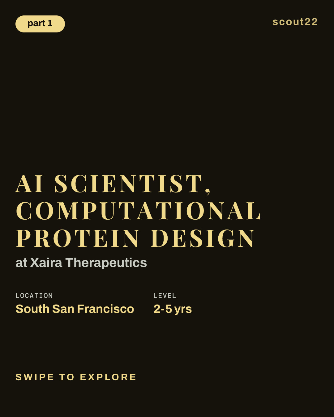 AI Scientist, Computational Protein Design at Xaira Therapeutics