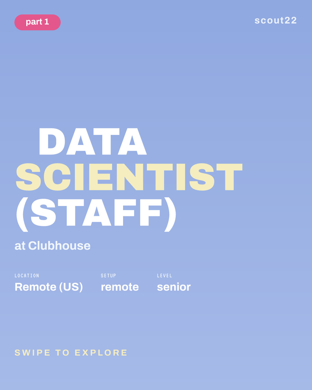 📈 Data Scientist (Staff) at Clubhouse