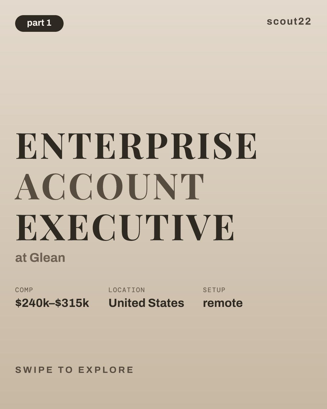 Enterprise Account Executive at Glean