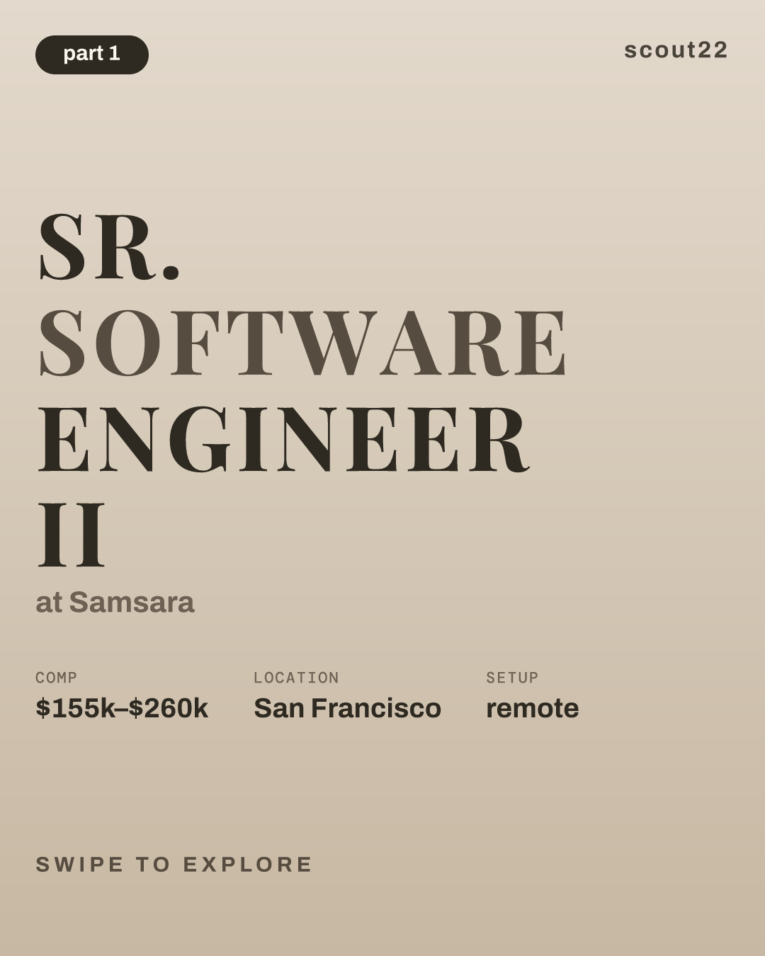 Sr. Software Engineer II at Samsara