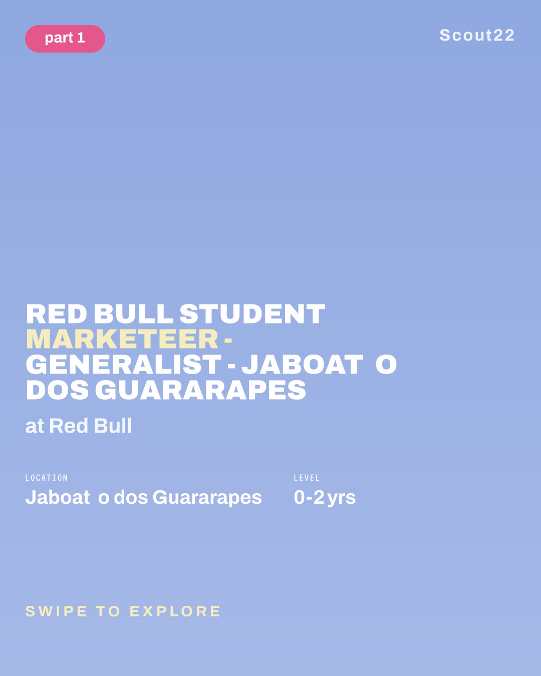 Red Bull Student Marketeer - Generalist - Jaboatão dos Guararapes at Red Bull