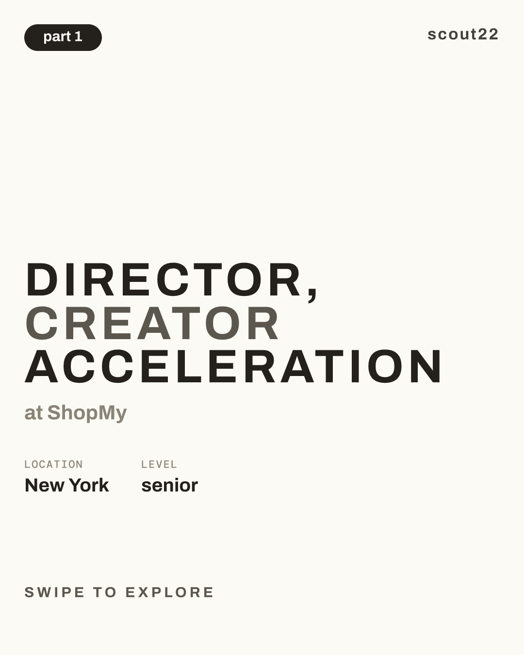 Director, Creator Acceleration at ShopMy