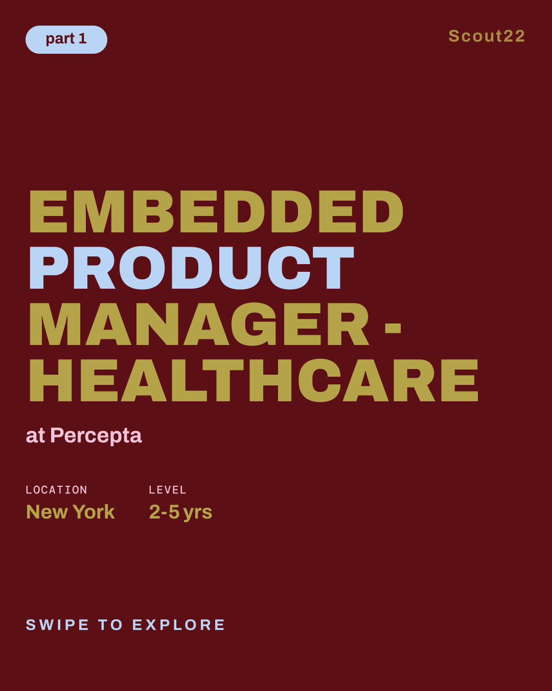 Embedded Product Manager - Healthcare at Percepta