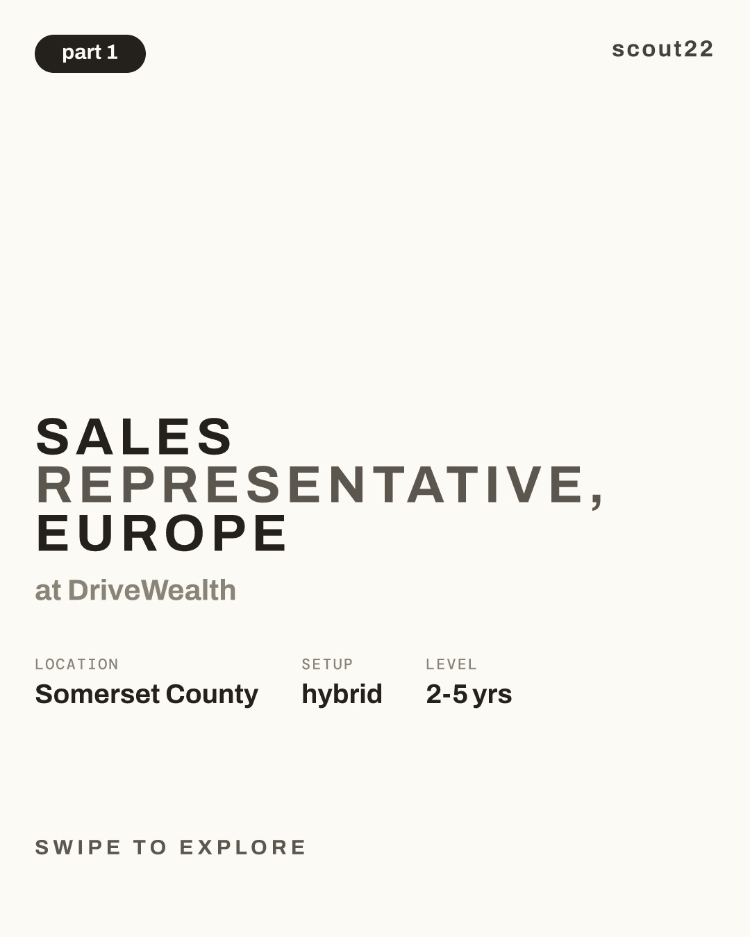 Sales Representative, Europe at DriveWealth