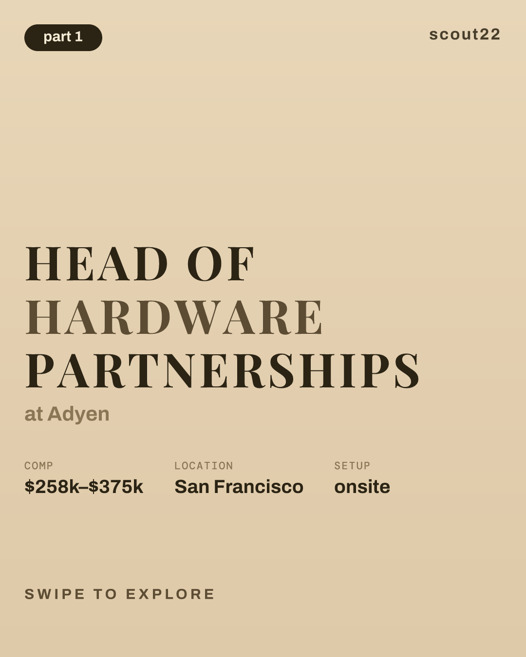 Head of Hardware Partnerships at Adyen