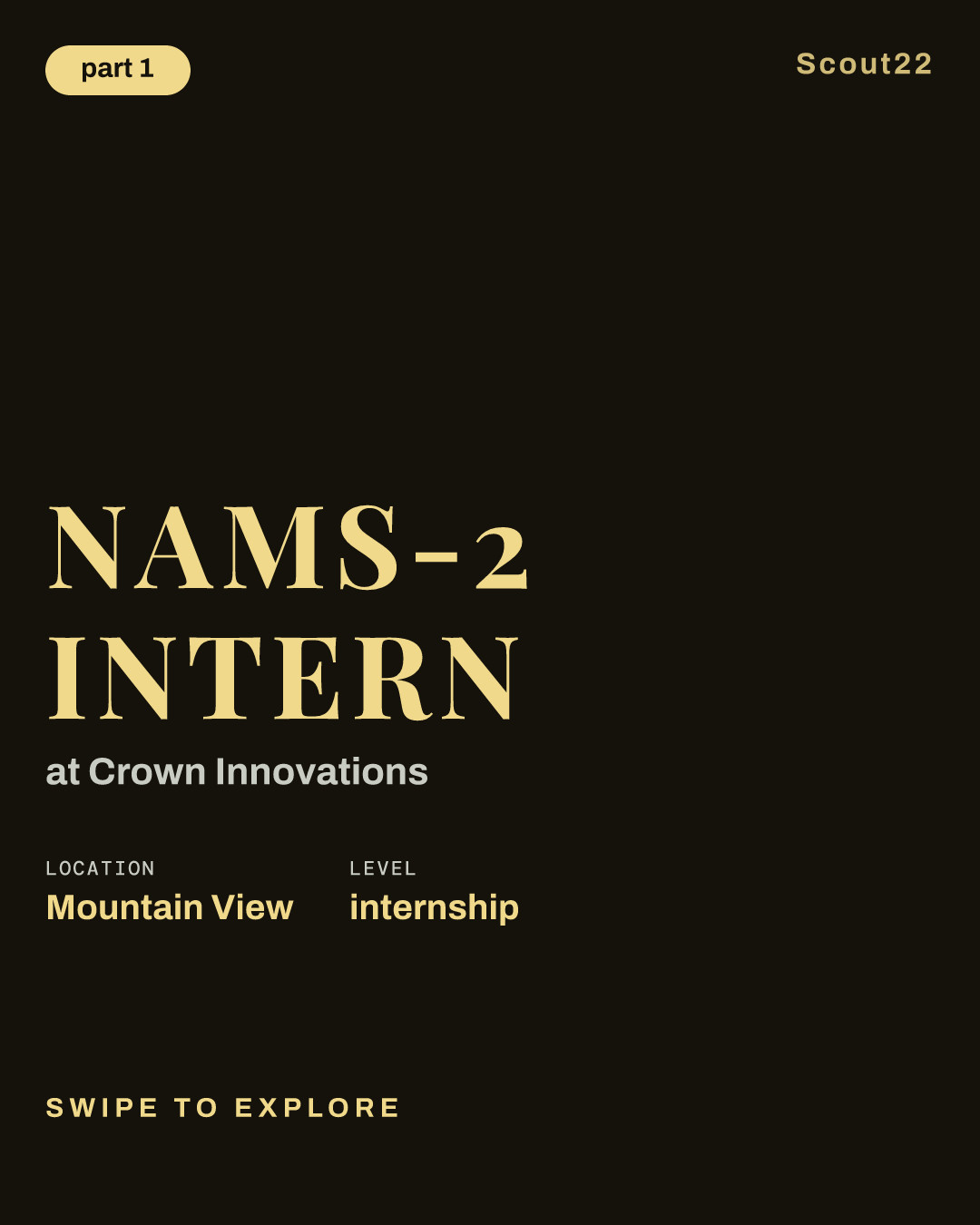 NAMS-2 Intern at Crown Innovations