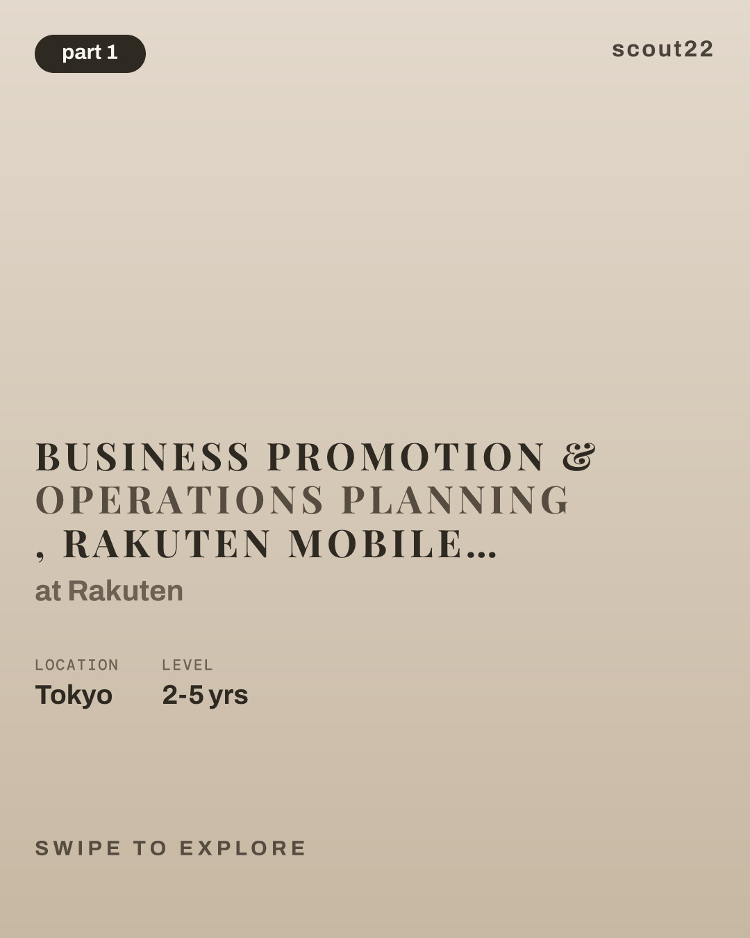 Business Promotion & Operations Planning , Rakuten Mobile Shop Business , Business Enablement Group - Area Business Promotion Department , Area Business Supervisory Department at Rakuten