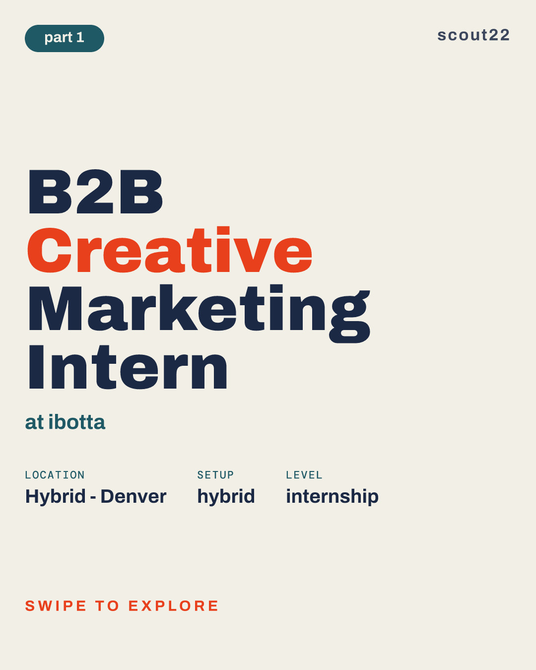 B2B Creative Marketing Intern at ibotta