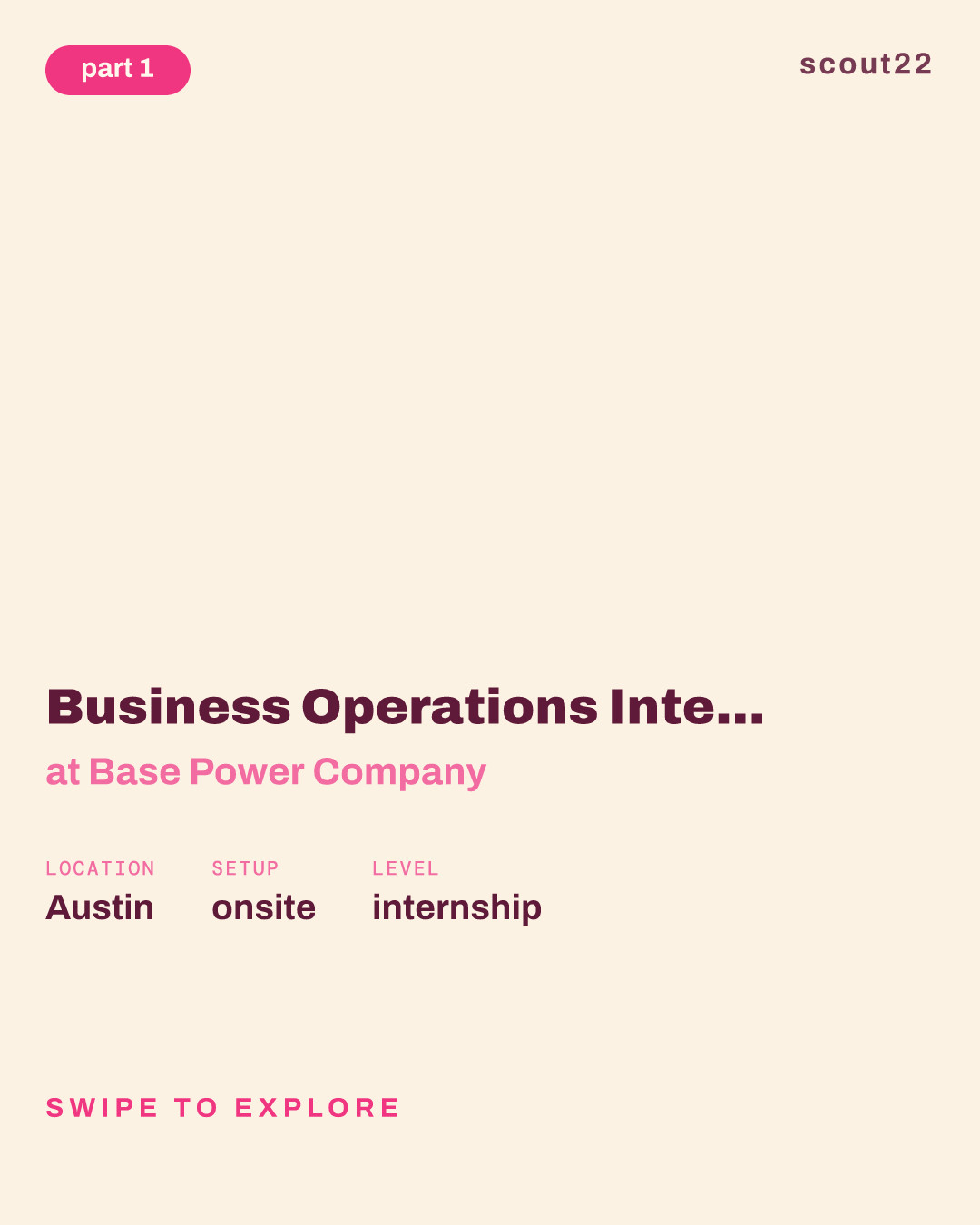 Business Operations Intern, Commercial Partnerships at Base Power Company