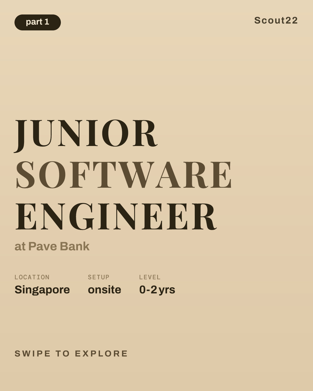 Junior Software Engineer at Pave Bank