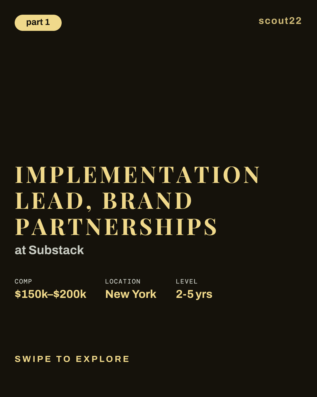 Implementation Lead, Brand Partnerships at Substack