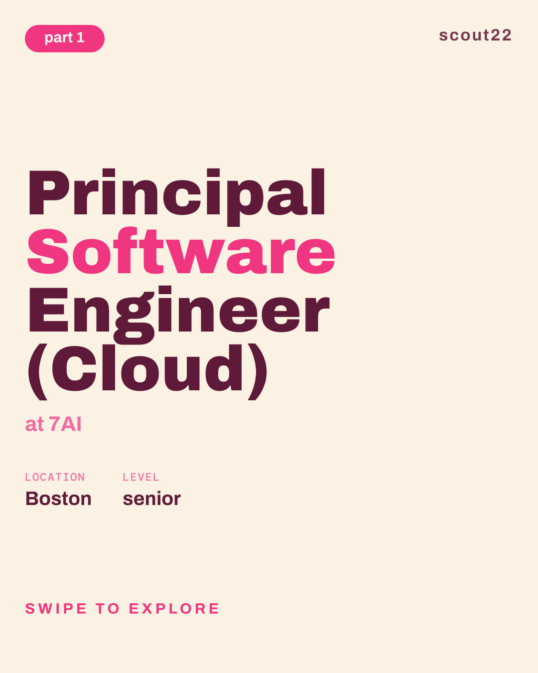 Principal Software Engineer (Cloud) at 7AI