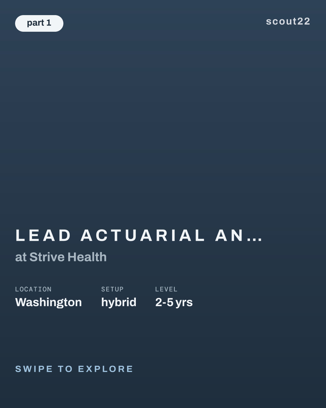 Lead Actuarial Analyst, MA Risk Adjustment at Strive Health