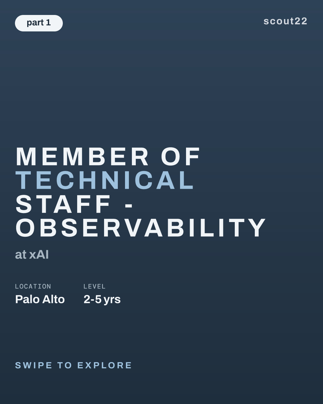 Member of Technical Staff - Observability at xAI