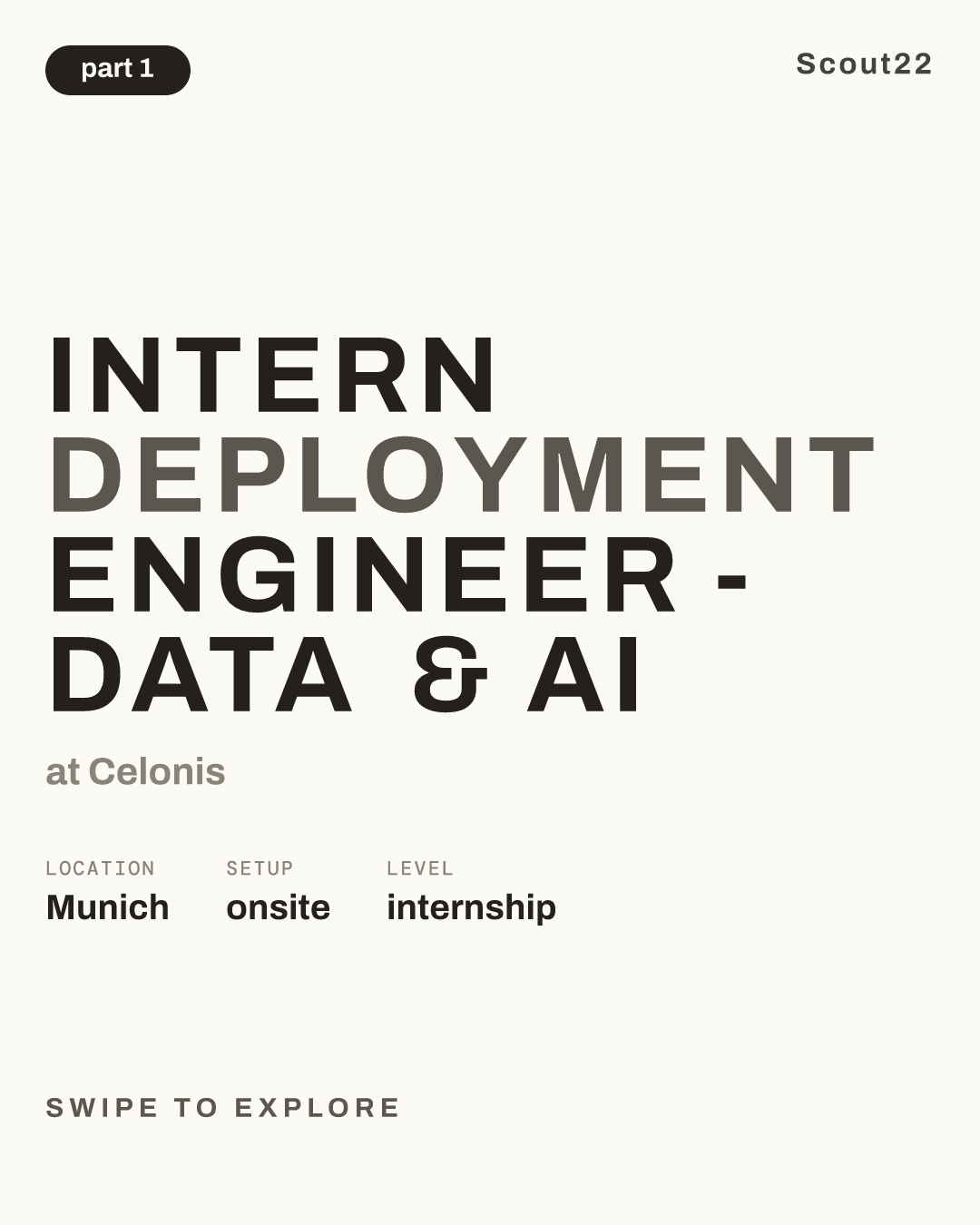 Intern Deployment Engineer - Data & AI at Celonis