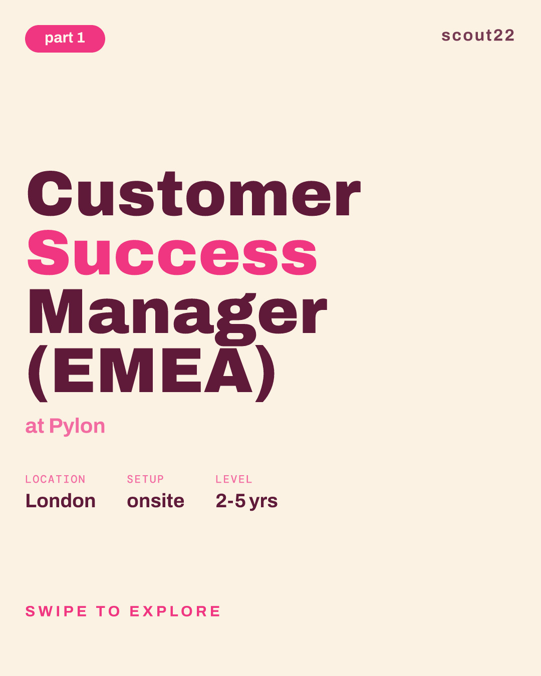 Customer Success Manager (EMEA) at Pylon
