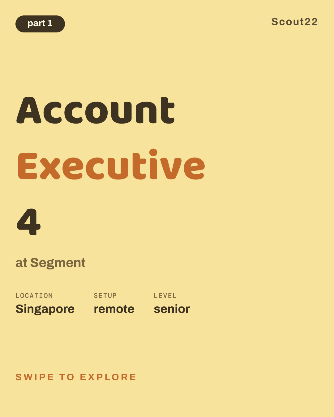 Account Executive 4 at Segment