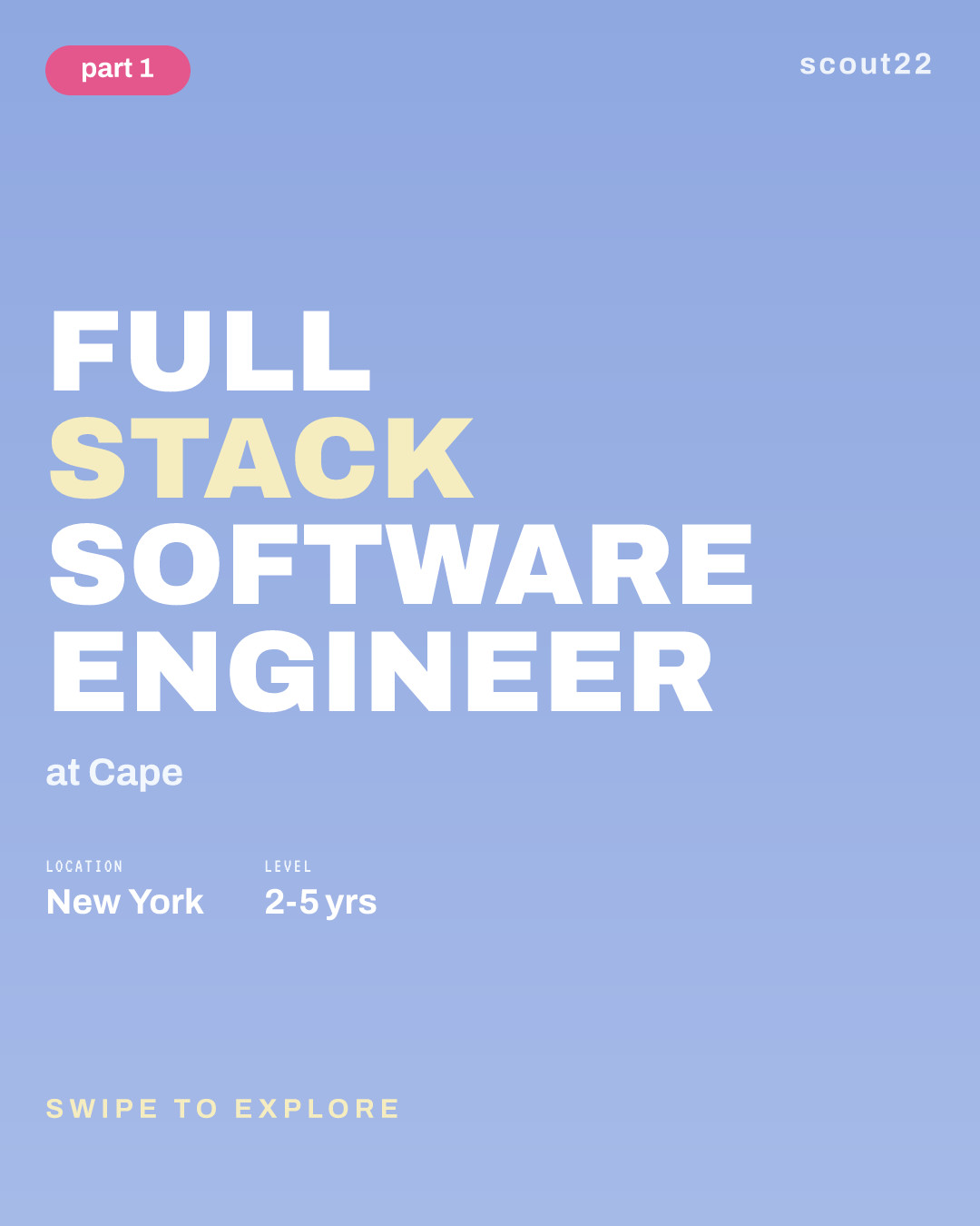 Full Stack Software Engineer at Cape