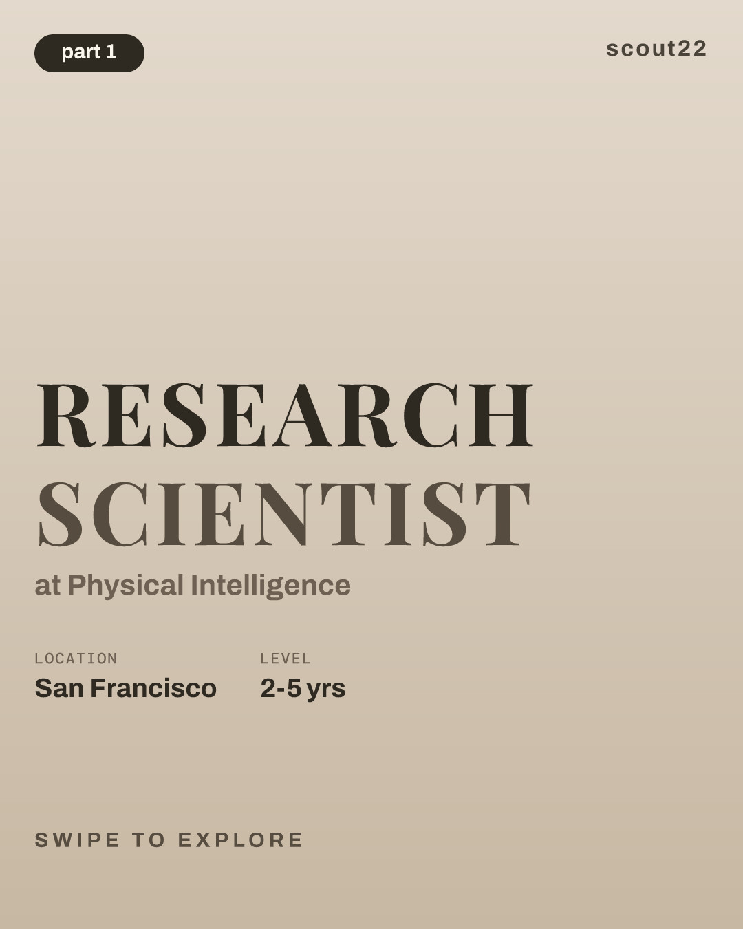 Research Scientist at Physical Intelligence