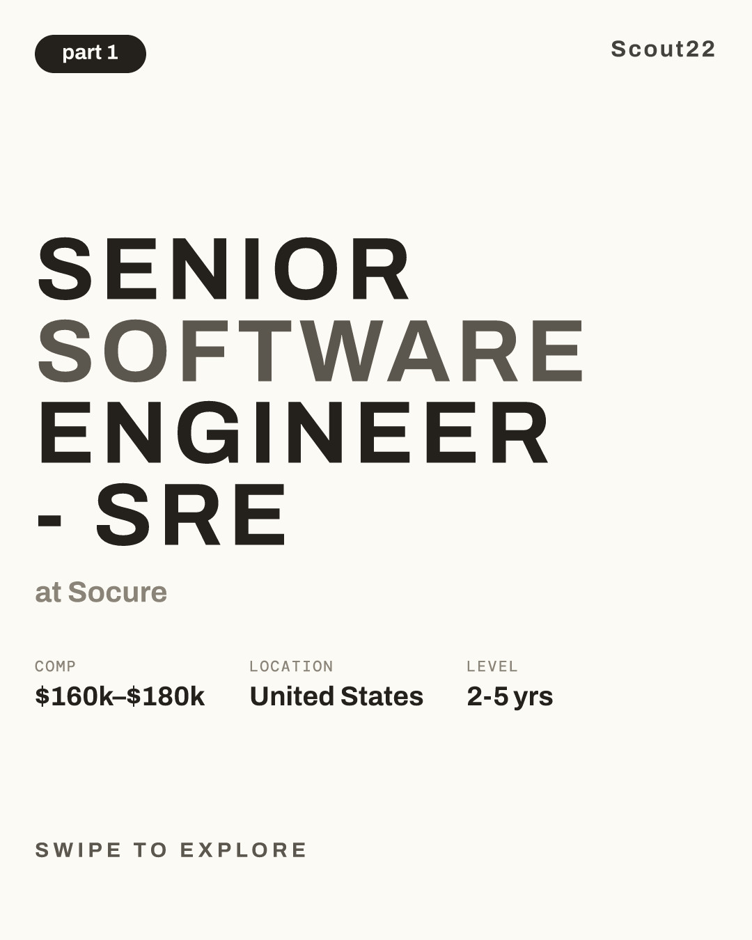 Senior Software Engineer - SRE at Socure